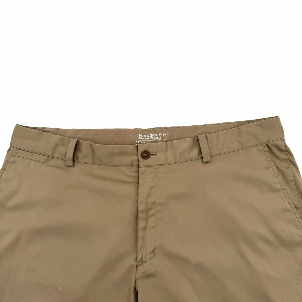 Nike Men's Tour Performance Dri-Fit Golf Pants Size 36 x 32 36/32 Khaki Brown - Picture 2 of 4